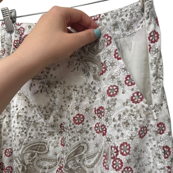 Vintage Y2K Paisley Floral Skirt Size 00 XS Boho Cottage Fairy RW & Co. 2000s - Picture 3 of 7